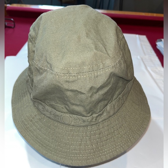 DPC army GREEN Canvas HAT L FLOPPY Sun CAP Beach Cotton Vented DORFMAN PACIFIC L - Picture 10 of 16